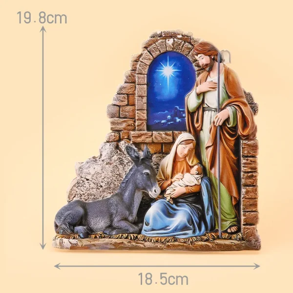 Hot Sale Religion Our Lady of Jesus Church Atmosphere Decoration Plastic Pendant Ornament Home Art Decoration