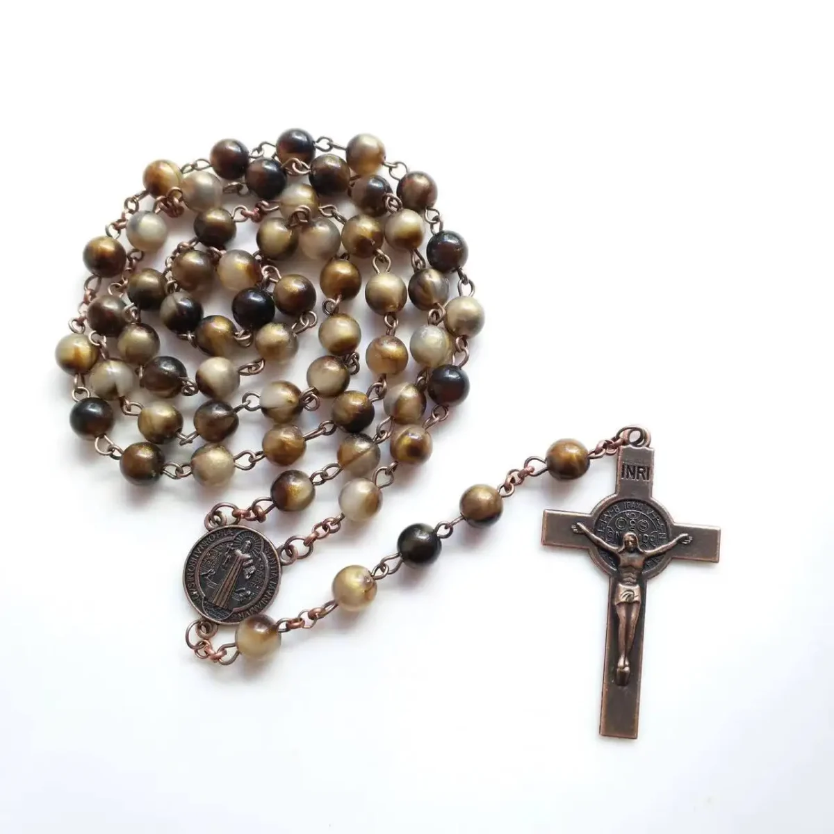 Christian Jewelry Necklaces Rosarios Religious Jewelry Faith Gifts Fashion Simple Vintage Cross Pendant Necklace - Image 3