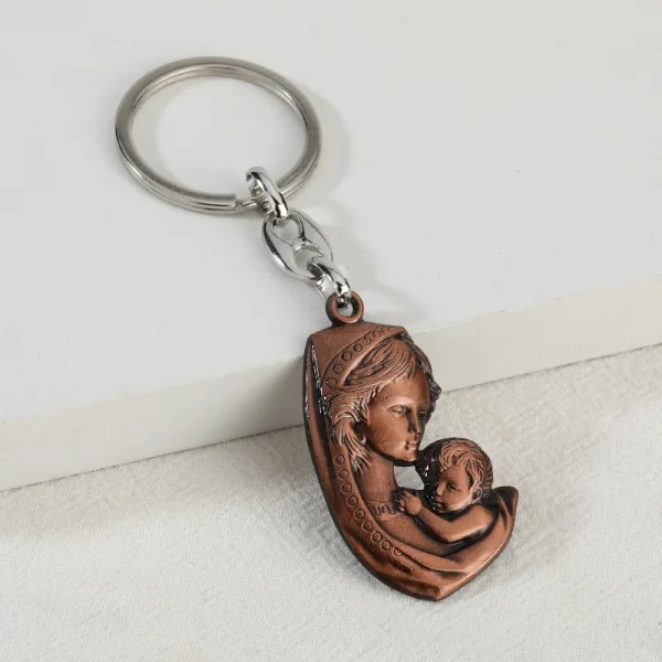 Factory Direct DIYMetal Jewelry Parts Virgin Mary Pendant Keychain Hanging Accessories Alloy