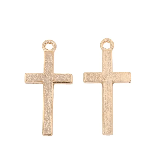 Mini Cross Pendant Pendant, Retro Zinc Alloy Accessories DIY Jewelry Accessories Wholesale Charms for Jewelry Making Col
