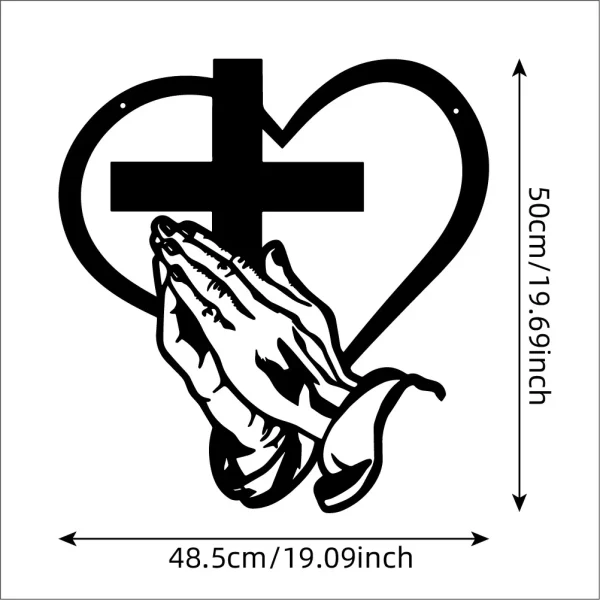 Christian Cross Art Craft Home Interior Living Room Wall Decoration Pendant for