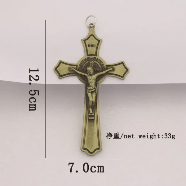 Handheld Creative Metal Jewelry Pendants for Home & Car Wall Decor Color-Preserving Cross-Border Supply Metal Crafts
