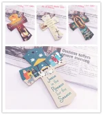 Mecrt Creative Easter DIY Pendant New Home Decoration Wooden Cross Crafts Religious Style with Main Material Jewelry - Image 2