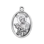Religious Catholic Priest Round Alloy Pendant Necklace and Bracelet DIY Charms - Image 5