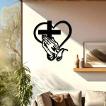 Christian Cross Art Craft Home Interior Living Room Wall Decoration Pendant for