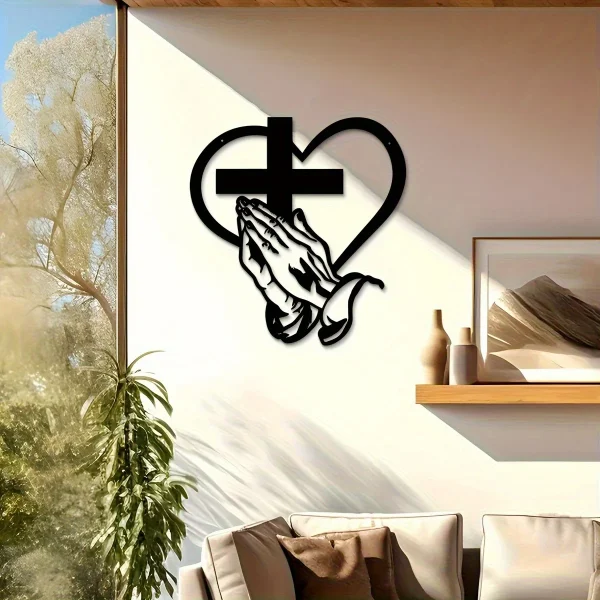 Christian Cross Art Craft Home Interior Living Room Wall Decoration Pendant for
