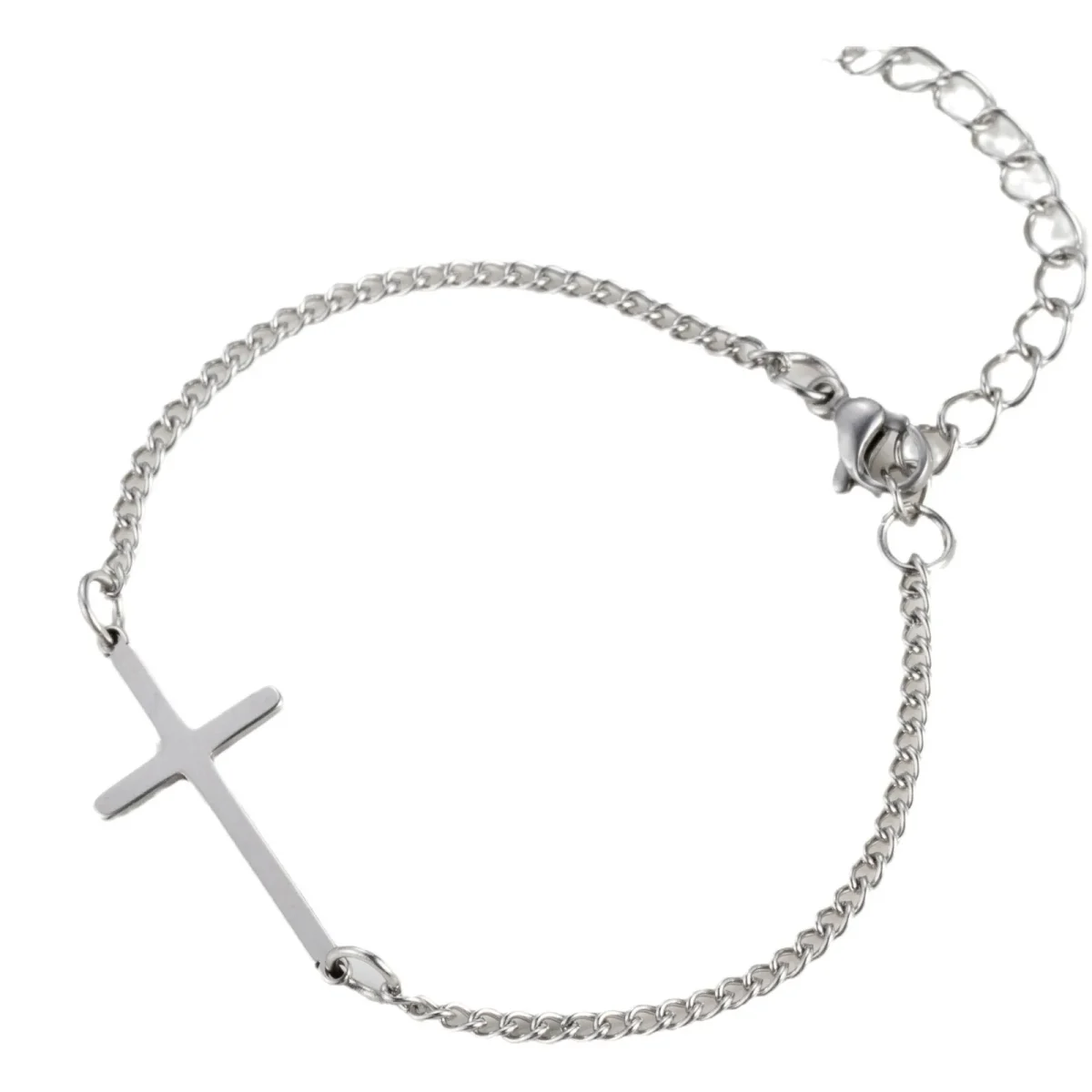 Stainless Steel Bracelets Bangles Fine Jewelry Catholic Religious Silvery Smart Bracelets Women Stainless Steel Bracelet Charm - Image 6