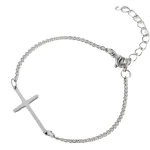 Stainless Steel Bracelets Bangles Fine Jewelry Catholic Religious Silvery Smart Bracelets Women Stainless Steel Bracelet Charm - Image 6