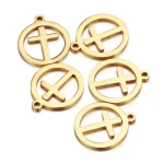 Charms Cross Cut Out Tibetan Silver Color Pendants Antique Jewelry Making DIY Handmade Craft - Image 3