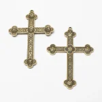 Retro Pattern Christian Jesus Cross Pendant Necklace for Men Women's Prayer Faith Amulet Jewelry Accessories Creative Gift - Image 2