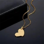 Catholic Cross Guadalupe Virgin Mary Stainless Steel Religious Heart Lord Prayer Bible Cross Etch Embossed Necklace - Image 4