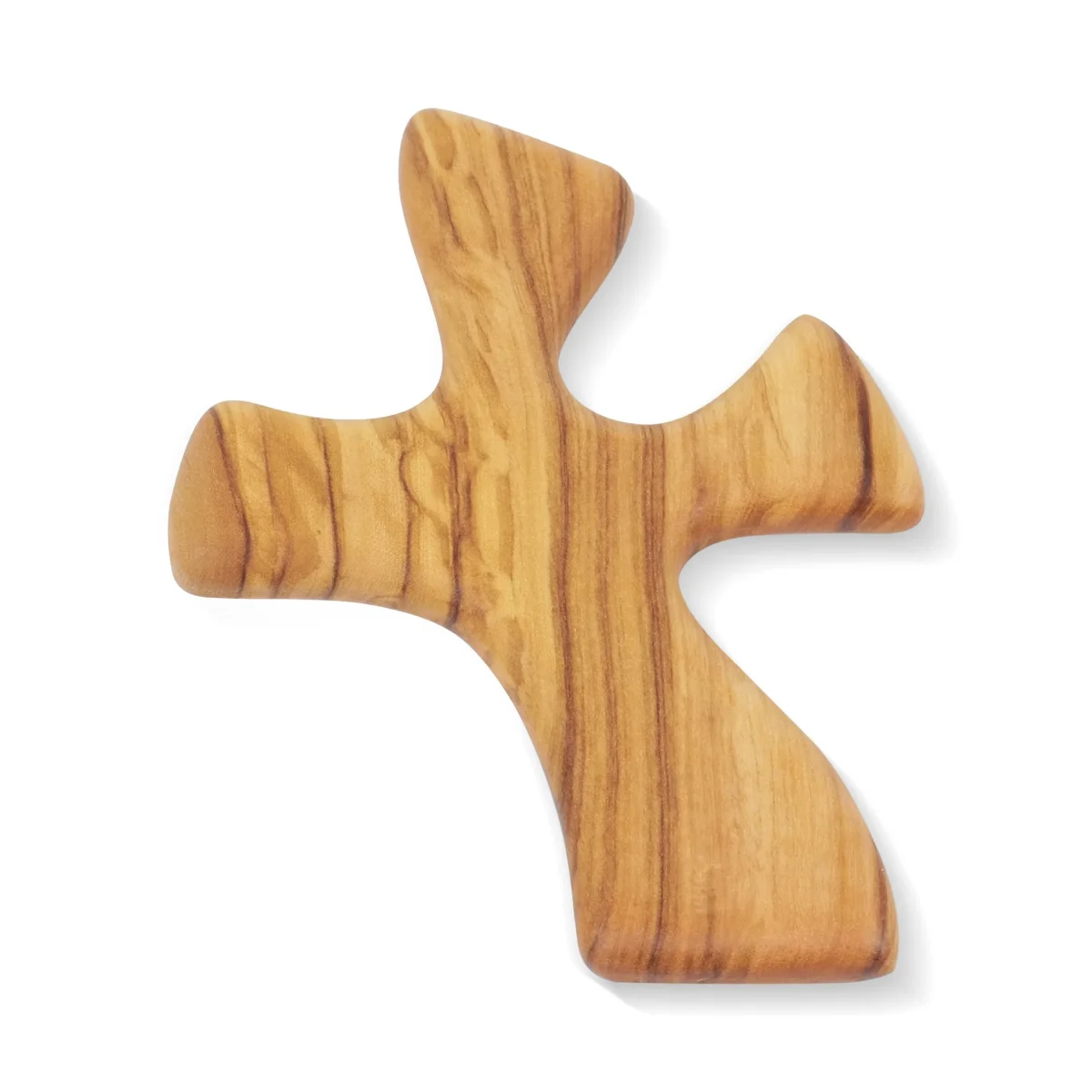 Wooden Decorative Cross Gift Olive Wood Prayer Cross Held in Hand - Image 6