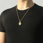 Christian Cross Pendant Necklace Stainless Steel Jesus Accessories Wholesale of Men's Women's Jewellery - Image 5