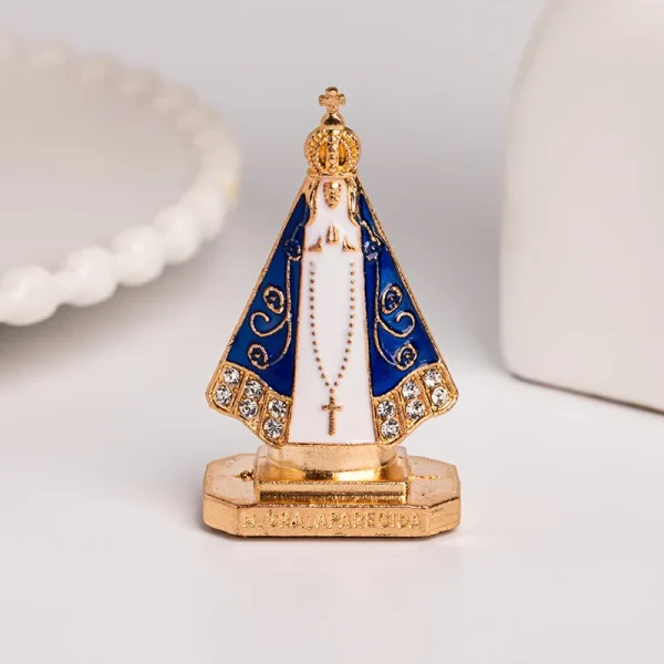Mecrt Religious Ornament with Stickers Desktop Decoration Our Lady of Aparecida Nossa Senhora Aparecida Nossa Senhora Ap