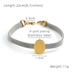 Mecrt Stainless Steel Saint Benedict Bracelet Fashion Titanium Steel Exorcist Catholicism Holy Father Our LadyJewelry Wholesale - Image 6