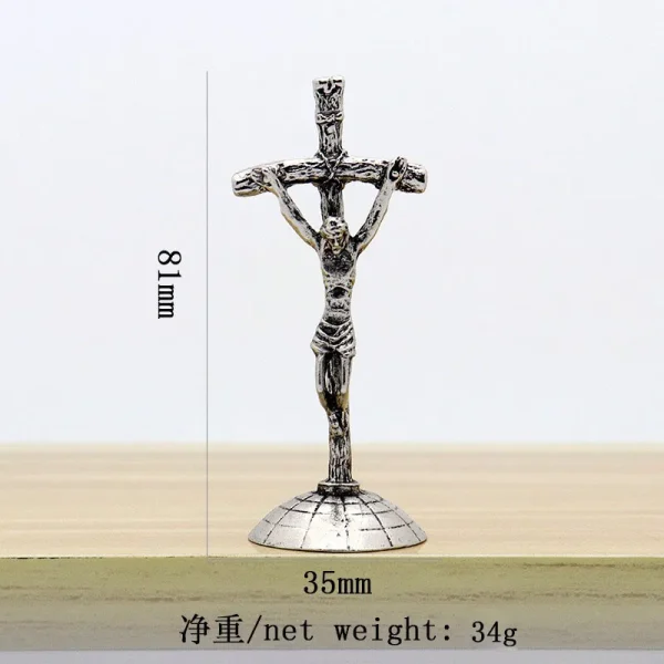 Handheld Creative Metal Jewelry Pendants for Home & Car Wall Decor Color-Preserving Cross-Border Supply Metal Crafts