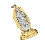 Catholic Religious Virgin Mary Guadalupe Zinc Alloy Embossed Pendant Keychain-Factory Direct Sales - Image 5