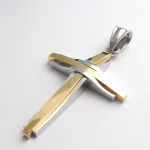 Cross Titanium Steel Multi-Layer Large Necklace for Men Versatile Fashion Chains Hip-hop Style Stainless Steel