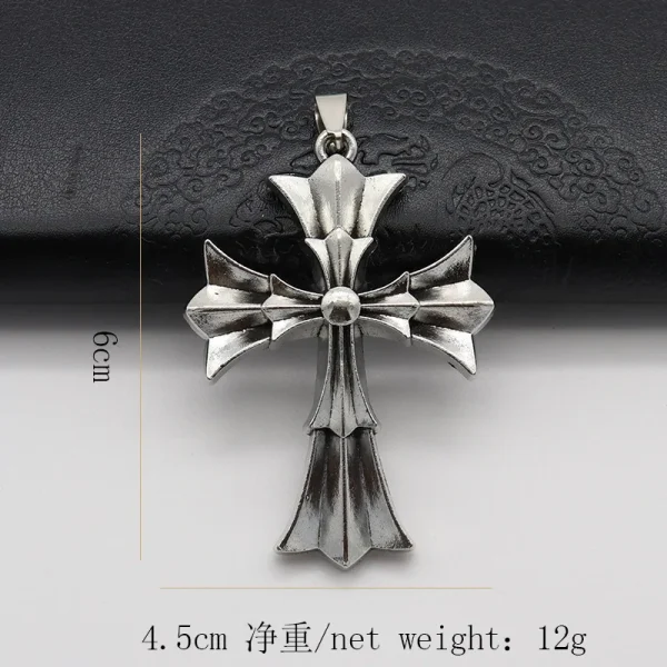 Mecrt Catholic Crucifix Beauty Necklace Keychain Pendant Fashionable Alloy Cross Shell Unisex Source Clothing Pendants C
