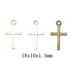Retro Catholicism Religious Zinc Alloy Classic Charms for Making Cross Gift Couple Pendants Supplies Handmade Accessories - Image 6