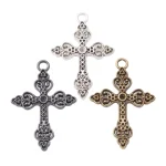 Christian Cross Pendant Zinc Alloy Religious Children's Catholic Jewelry Accessories DIY Wholesale