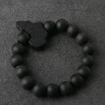 Natural Wooden Beads Elastic Thread Hand-strung Beads Africa Map Wooden Beads Bracelet Wholesale - Image 6