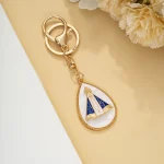 Guadalupe Metal Pendant Keychain Catholic Brazilian Virgin Mary Keychain, Gold-plated Pendant Wholesale - Image 6