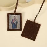 Mecrt Exquisite Handmade Pendants for Catholic Worship Religious Blessed Virgin Mary Scapular Jewelry Devotion Jesus Gifts - Image 5