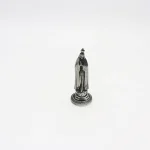 Catholic Statue Beckoning Ancient Green 3D Gold Metal Jewelry Ornaments Home Car Desktop Decorations Crafts Cross Figurine - Image 4