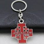 Jerusalem Metal Jewelry Pendant Accessories Car Keychain Key Chain Gift From the Catholic Church of the Cross - Image 5