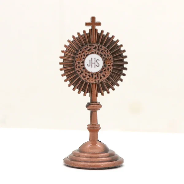 Wholesale Catholic and Christian Cross Ornaments Office Car Home Desktop Metal Crafts Decoration Jesus Hominum Salvator