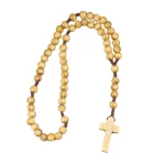 Catholic Sublimation Rosaries Gothic Chaplet Religious Crucifix for Rosary 10mm Pine Beads Order Rosaries From China Wholesale - Image 4