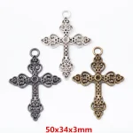 Christian Cross Pendant Zinc Alloy Religious Children's Catholic Jewelry Accessories DIY Wholesale - Image 2