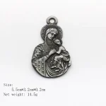 Mecrt Catholic Pendant the Virgin Mary Holding the Baby Jesus Our Lady Jewelry Accessories DIY Wholesale - Image 4