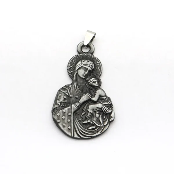 Mecrt Catholic Pendant the Virgin Mary Holding the Baby Jesus Our Lady Jewelry Accessories DIY Wholesale