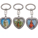 Wholesale and Retail Car Bag Metal Keychain Men's and Women's Picture Frame Keychain Jewelry Pendant