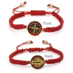 The New Saint Benedict Exorcist Braided Bracelet Casual Daily Wear Woven Bracelet Bracelet - Image 3