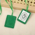 New In-Stock Religious Style Polyester Necklace Tags with Claw Setting Custom Logo Patterns Shoulder Tags for Travel Use - Image 4