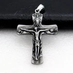 Mecrt Catholic Retro Accessories Religious Belief Jesus on Cross Holy Pray Church Pendant Wholesale - Image 3
