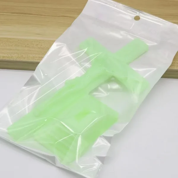 Mecrt Plastic Fluorescent Cross Ornaments Household Handicraft Luminous Jesus Catholic Christianity Gift