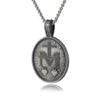 Euro-american Virgin Mary Zinc Alloy Religious Pendant Hip Hop Punk Goth Strand Snake Bone Chain Neutral Color Necklace - Image 6