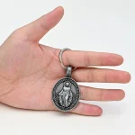 Sell Like Hot Cakes 10mm Cross Bracelet Imitation Pearl Communion Baptism Religious Chain Bracelet - Image 2