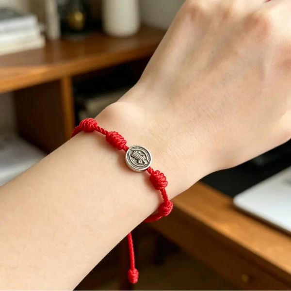 Fashion Lucky Red Rope Bracelet Handwoven Hand Rope Set Couple Bracelet