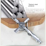 Titanium Steel Necklace Hip-hop Necklace Trendy Men's Stainless Steel Necklace Catholic Cross Pendant Jesus Pendant - Image 3