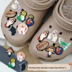 Cave Shoes PVC Soft Rubber Small Shoe Flower Buckle Beach Shoes Model 005 DIY Accessories - Image 3