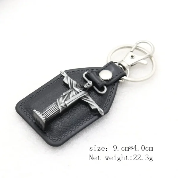 Wholesale Christian Keychain Catholic Church Holy Father Mother Jesus Promotional Keychains Accessory Custom Leather Orn