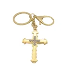 Christian Themed Cross Pendant Church Gift Metal Key Chain Bag Accessories Hanging Accessories Car Key Chain Pendant - Image 2