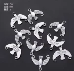 Mecrt Catholic Jewelry Accessories Virgin Mary Triangle Connector Charms Cross Pendant Raft Alloy Jewelry Necklace Anklet - Image 4