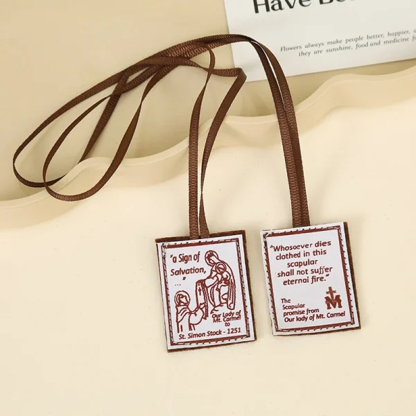 Mecrt Catholic Scapulars First Communion Catholic Sacramentals Easter Spiritual Protection Blessed Virgin Mary