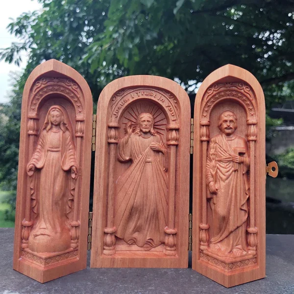 Mecrt Misah Liturgy Three Box of Arts and Crafts Display the Virgin Mary of Jesus Joser Carry Church Display